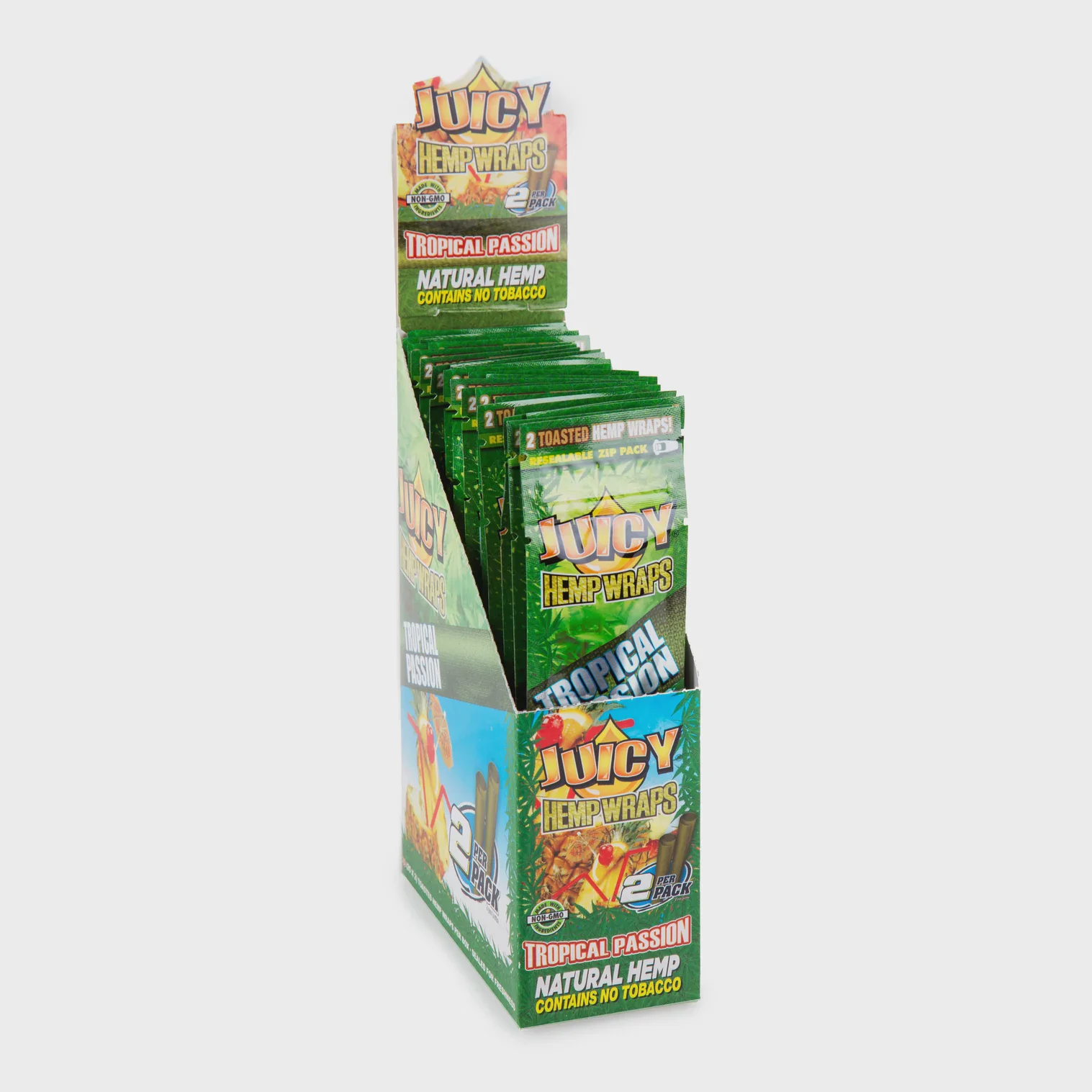 Juicy Jays Hemp Wraps 2pk - Tropical Passion