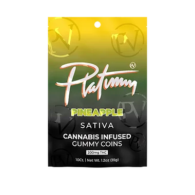 Platinum Vape - Pineapple Gummies 200mg