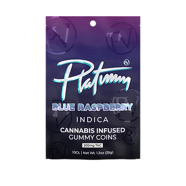 Platinum Vape - Blue Raspberry Gummies 200mg