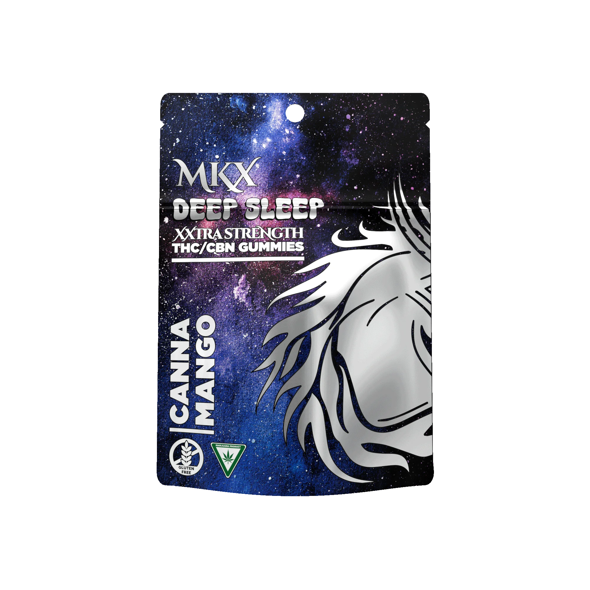 MKX Deep Sleep - Canna Mango 4:1 THC:CBN Gummies 200mg