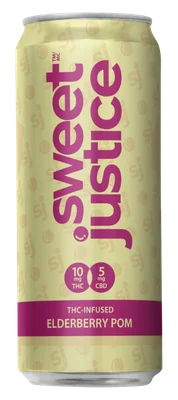 Sweet Justice - Elderberry Pom Drink 2:1 THC:CBD 10mg