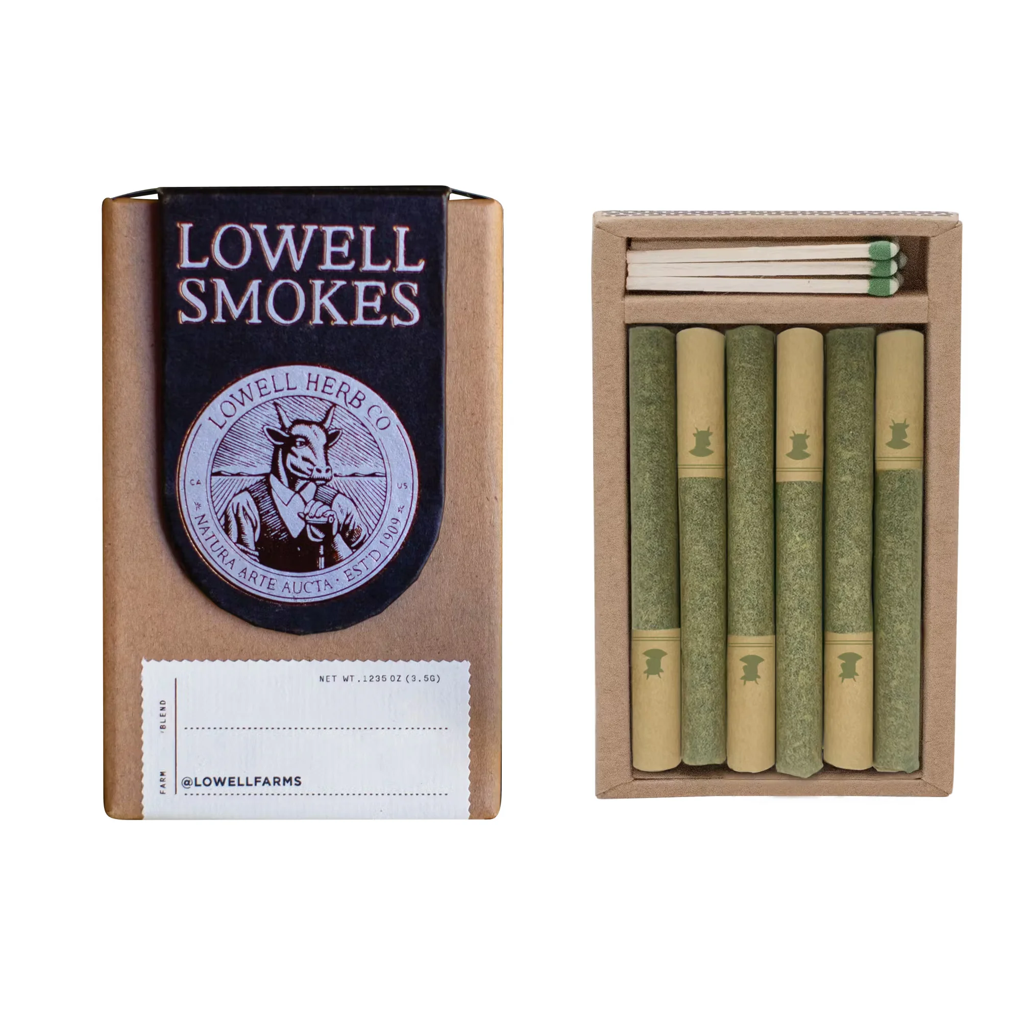 Lowell Farms - The Happy Pre-Rolls 6pk 3.5g