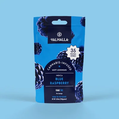 Valhalla - Blue Raspberry Soft Lozenges 100mg