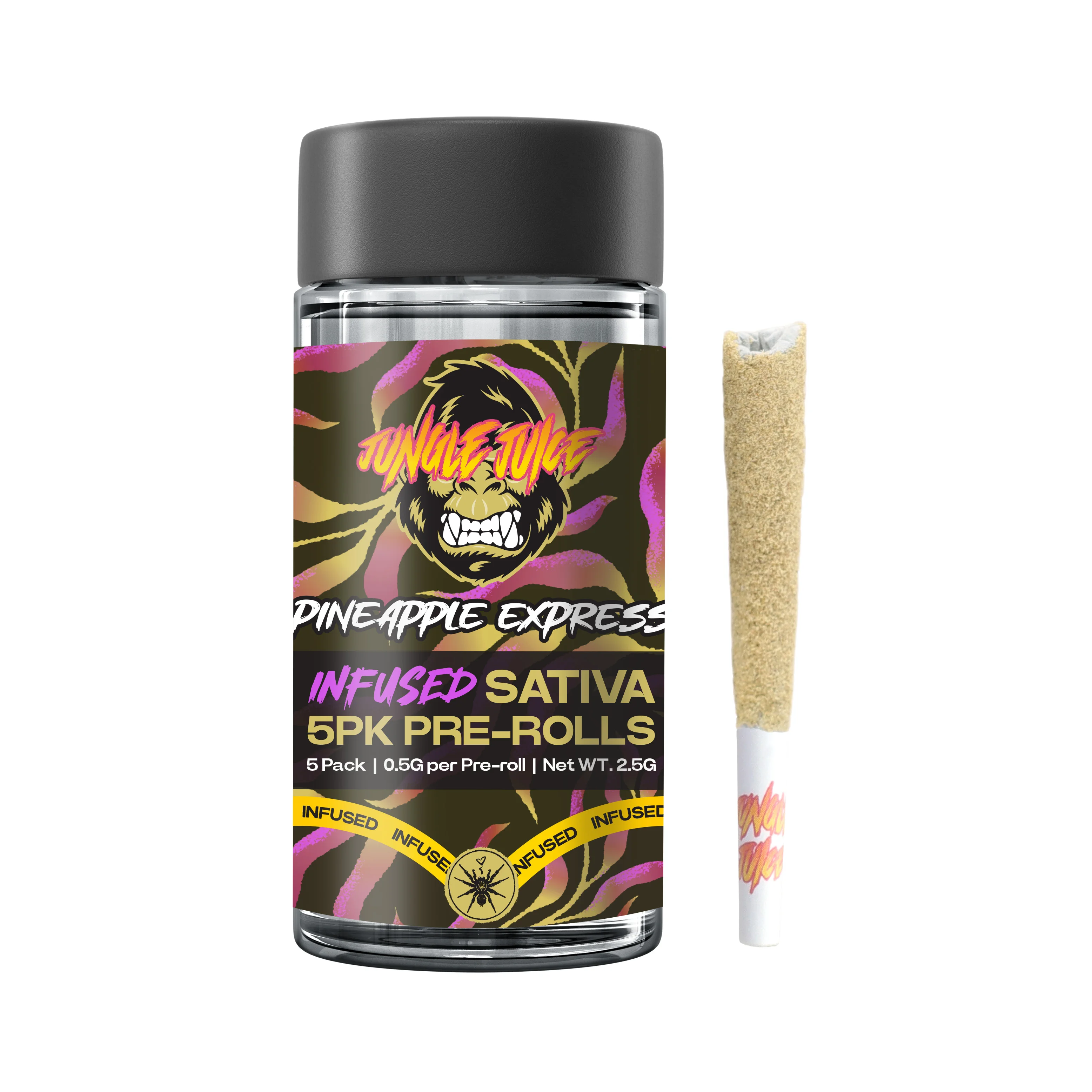 Jungle Juice - Pineapple Express Infused Tarantulas 5pk 2.5g
