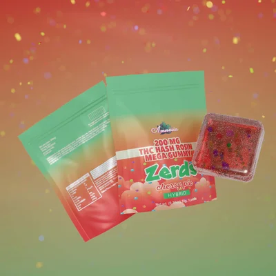 Zerds - Cherry Pie Hash Rosin Gummy Single 200mg