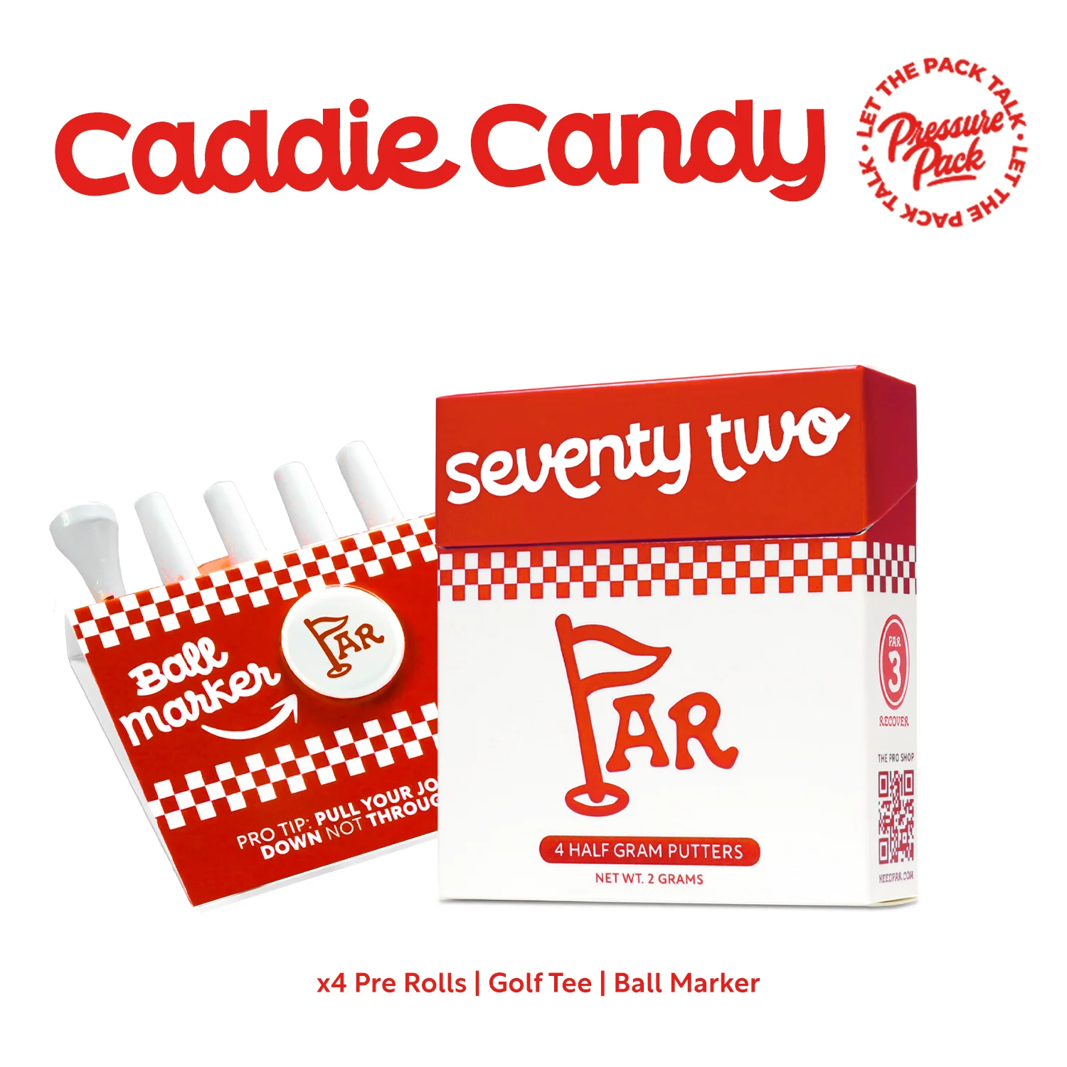 Par x Pressure Pack - Caddie Candy Putters 4pk 2g