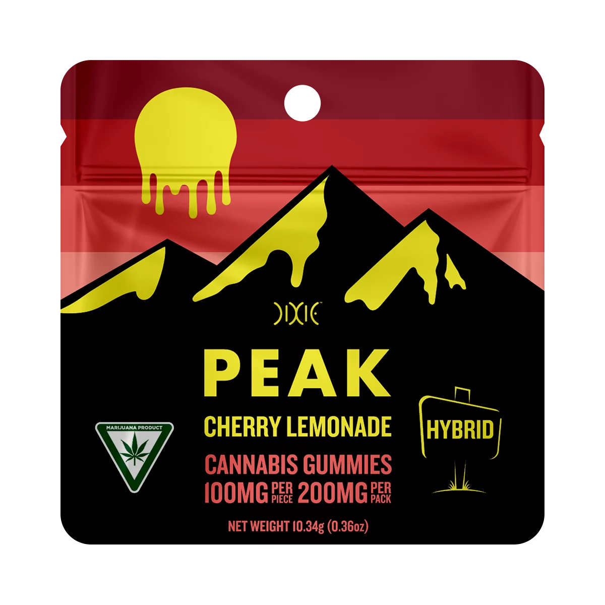 Dixie Peak - Lemon Cherry Gummy 2pk 200mg
