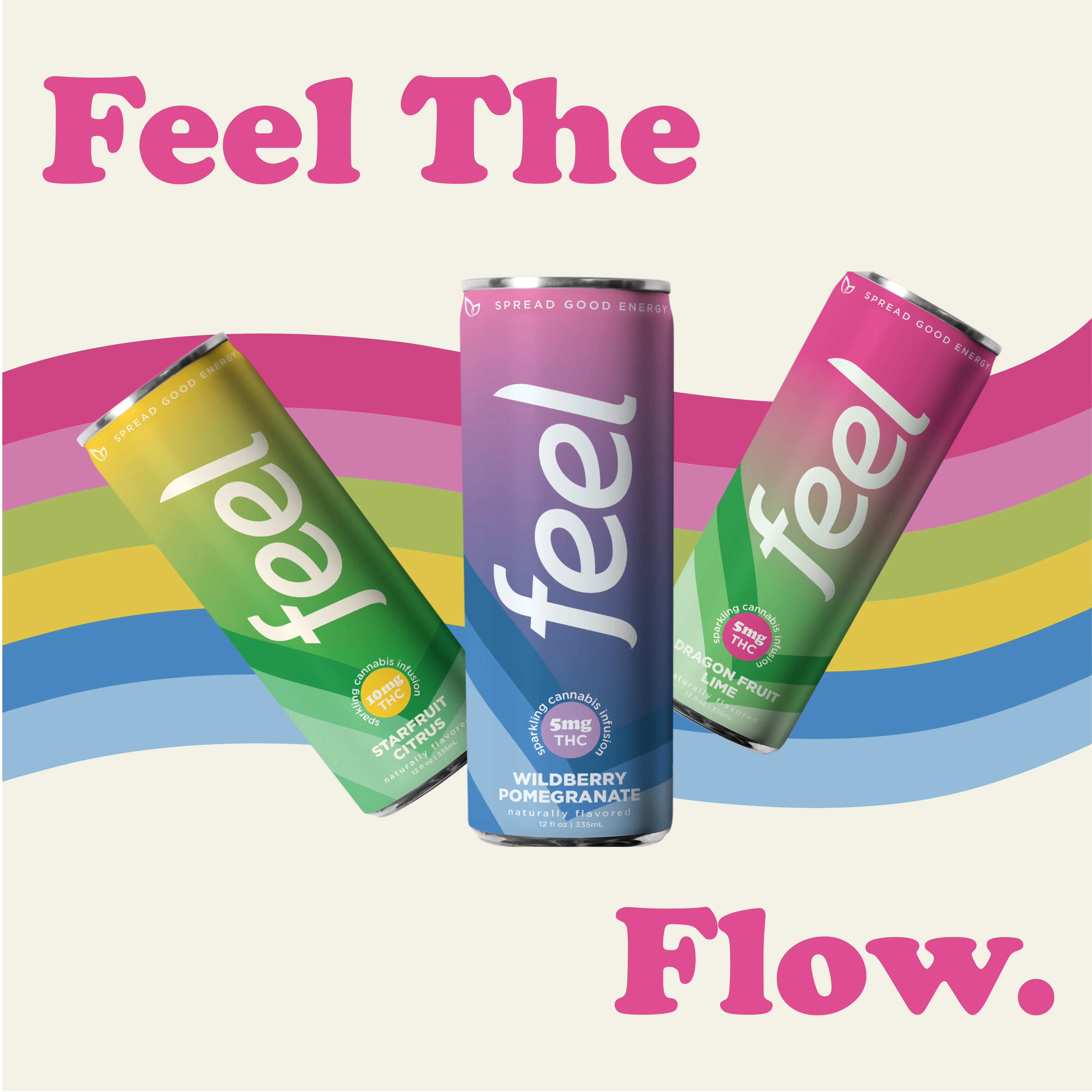 Feel Energy - Wildberry Pomegranate THC:Caffeine 10mg:30mg