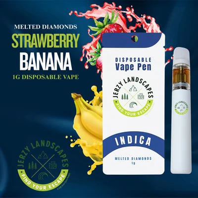 Strawberry Banana Melted Diamonds Disposable