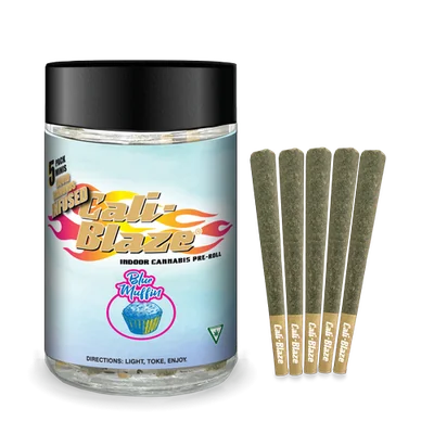 Blue Muffin Infused Pre Rolls 5pk