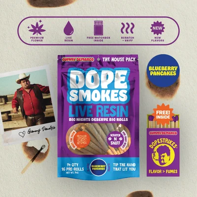 Blueberry Pancakes Live Resin Infused Pre Rolls 14pk 14g