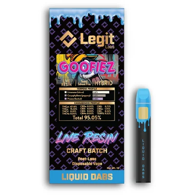 Goofiez Live Resin Disposable 1g