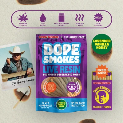 Lavender Vanilla Honey Live Resin Infused Pre Rolls 14pk