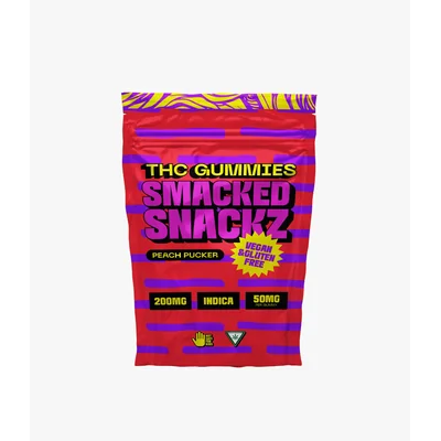 Peach Pucker Gummies 4pk 200mg
