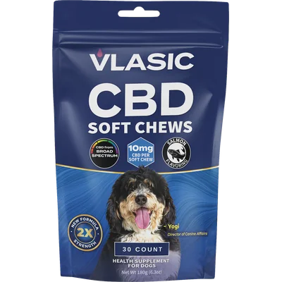 Salmon Flavored Broad Spectrum Dog Chews 300mg