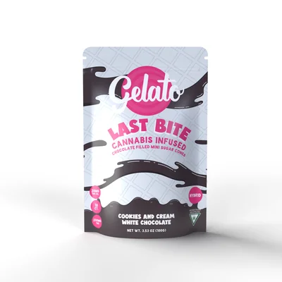 Cookies and Cream Last Bite Chocolate Cones 200mg