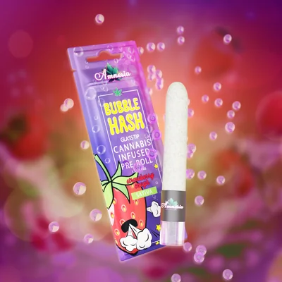 Strawberry Cough Bubble Hash Infused Pre Roll