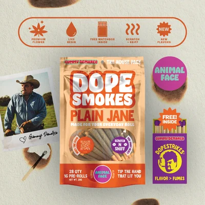 Animal Face Pre Rolls 28pk