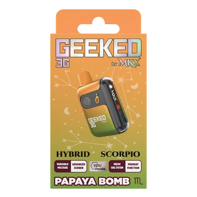 Geeked Papaya Bomb Disposable