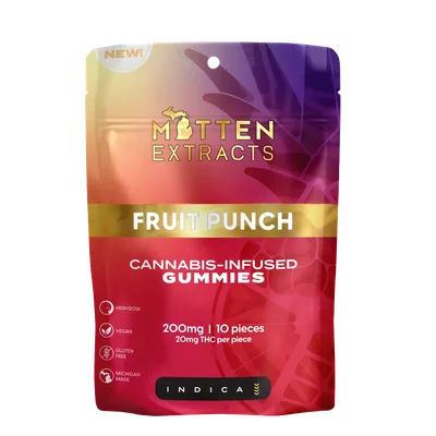 Fruit Punch Gummies 200mg