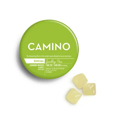 Sparkling Pear 1:3 THC:CBD 40mg