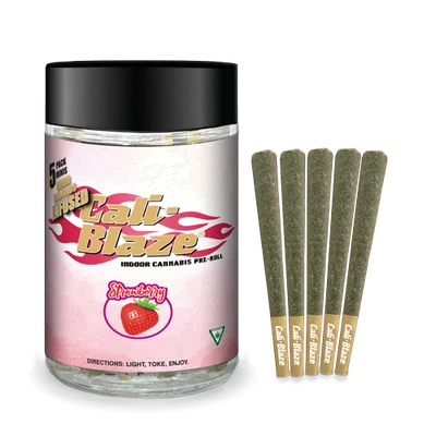 Strawberry Infused Pre Rolls 5pk