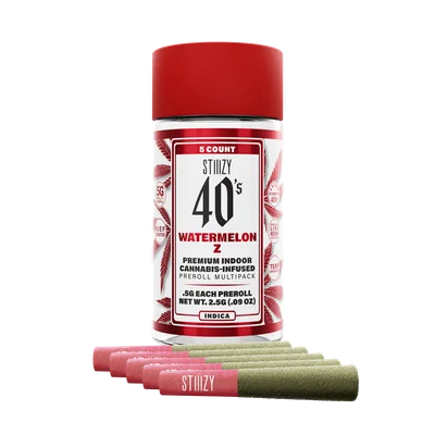 Stiiizy - Watermelon Z Infused Pre-Roll 5pk 2.5g