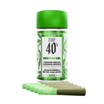 Sour Diesel Infused Pre Rolls 5pk