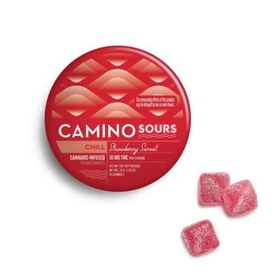 Sour Strawberry Sunset Gummies 100mg