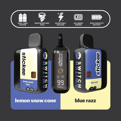 Blue Razz X Lemon Snow Cone Live Resin Disposable