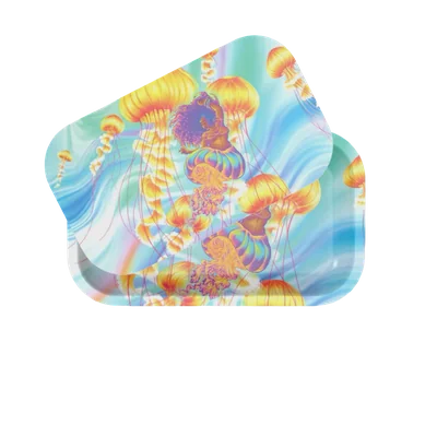 Rolling Tray with Magnetic Cover Drifting by Olivia Dinnall