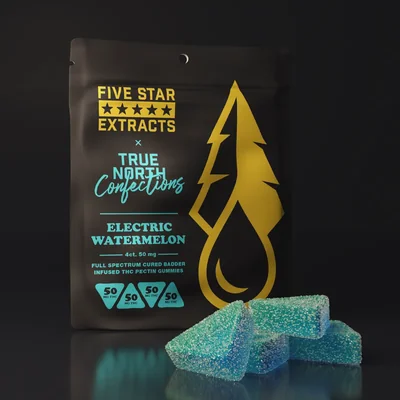 True North Electric Watermelon Gummies 200mg